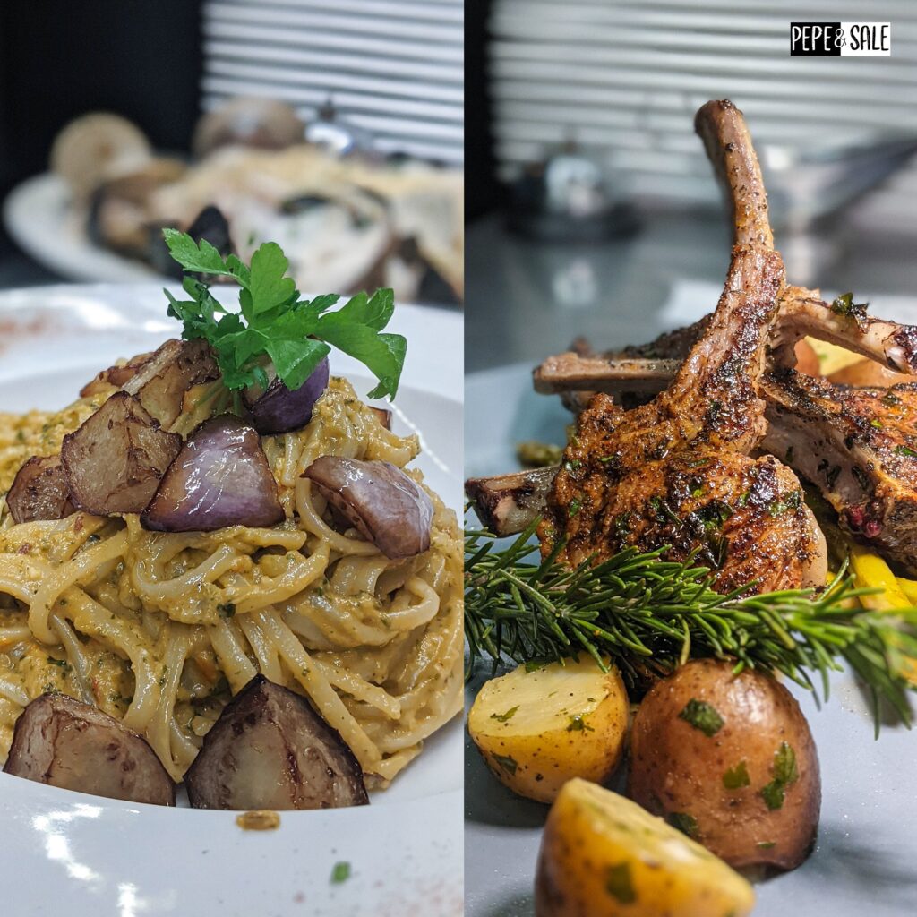 A selection of fine dining dishes, representing the best food in Stuart, FL.