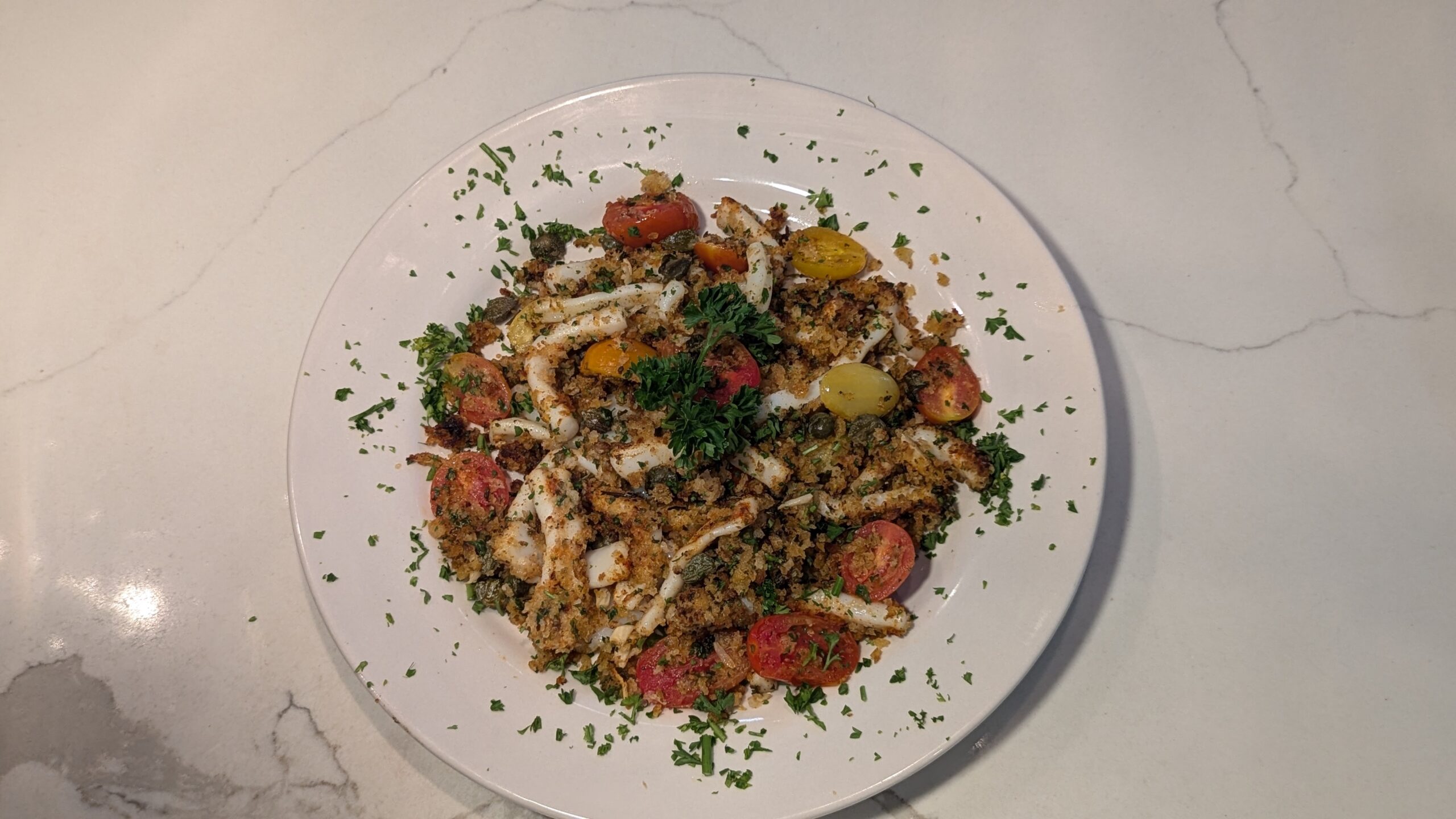 A close-up of a signature Italian dish from the Pepe & Sale menu in Stuart, FL.