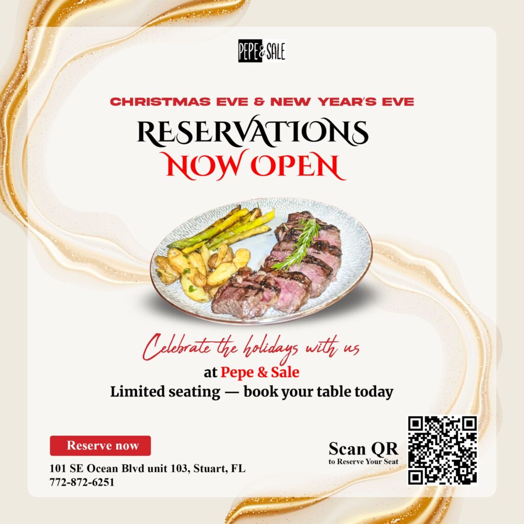 New Year's Eve Dining Experience in Downtown Stuart