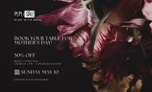 Mother's Day reservation Stuart, FL