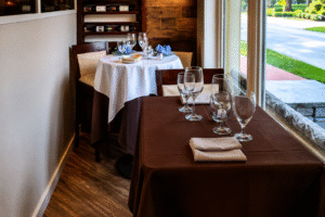 Scenic view of downtown Stuart FL, the perfect backdrop for premium group dining events at Pepe and Sale