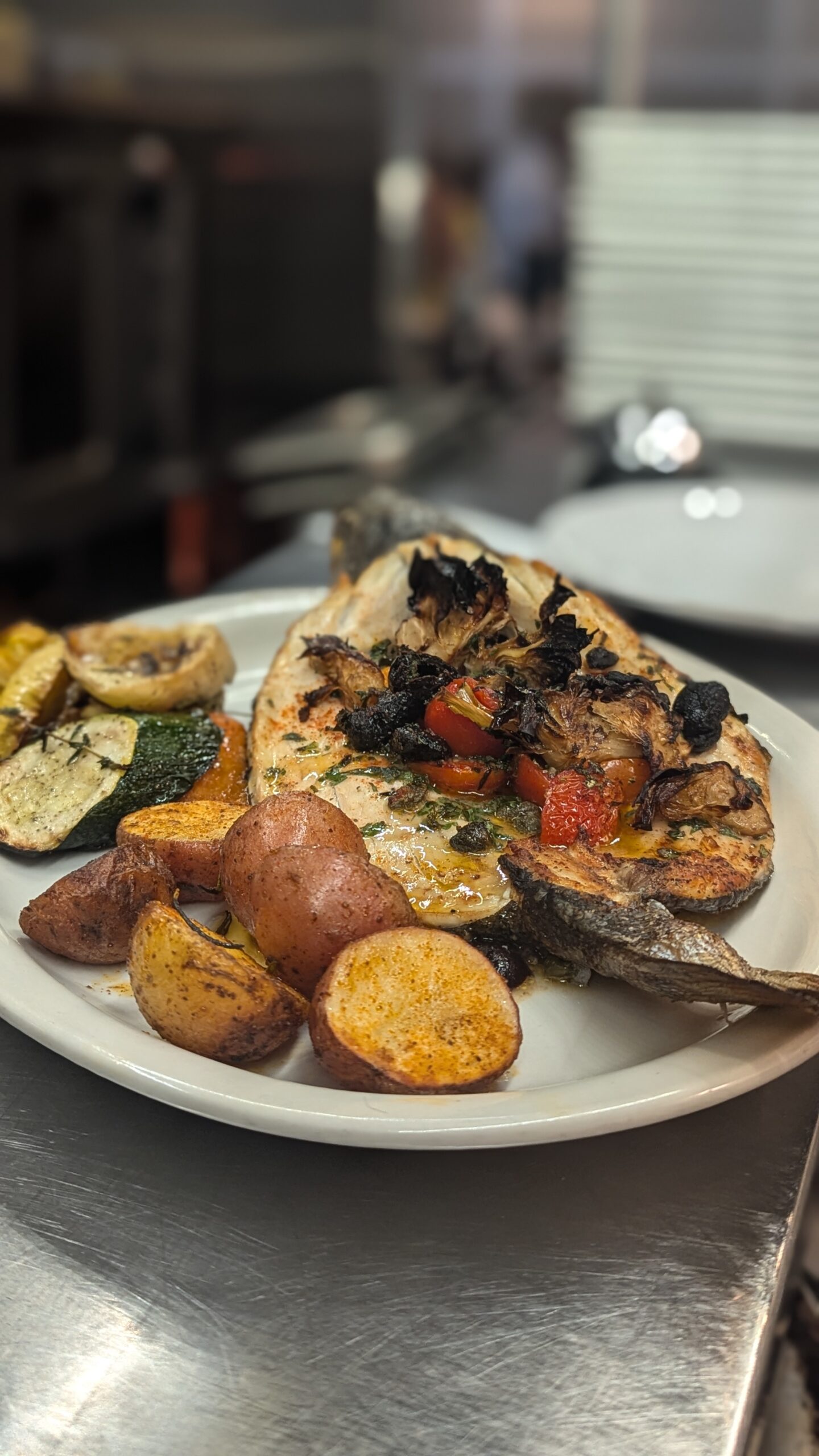A plated dish at Pepe & Sale